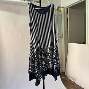 Reborn Navy and White Dress